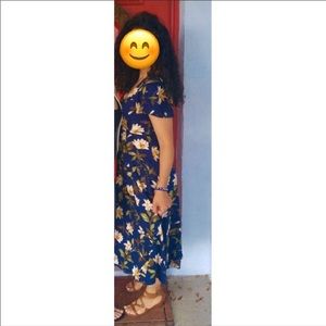 Free People Floral Wrap Dress Size Small